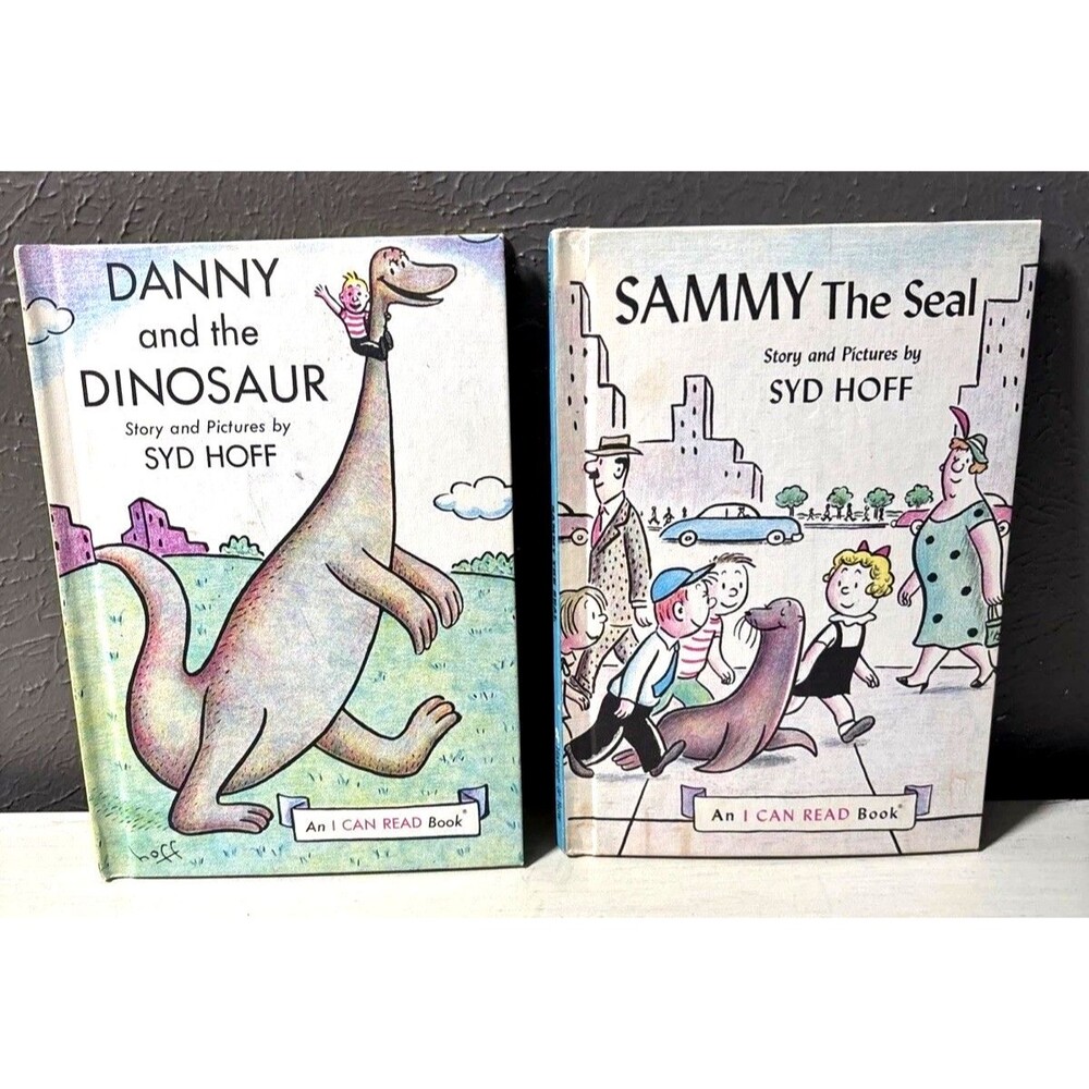 Vintage Danny and the Dinosaur and Sammy the Seal Books - 1959 1st Editions